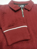 Kids Maroon Textured Shirt Soft Premium Fabric